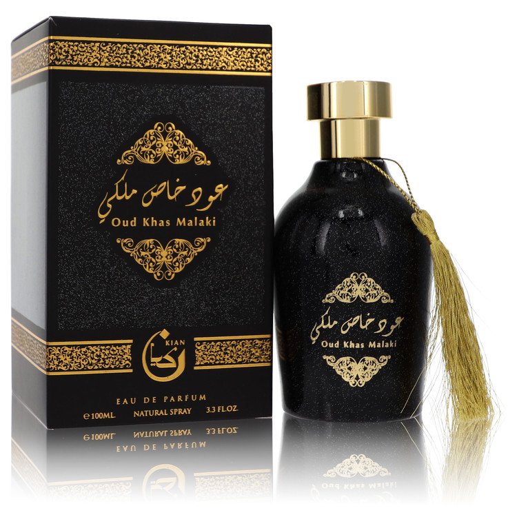 Oud Khas Malaki Men Eau De Parfum Spray (Unisex) 3.3 oz (100 ml) by Kian