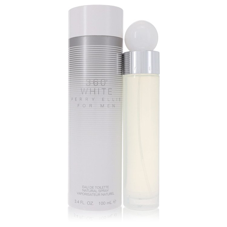 Perry Ellis 360 White Men Eau De Toilette Spray 3.4 oz (100 ml) by Perry Ellis