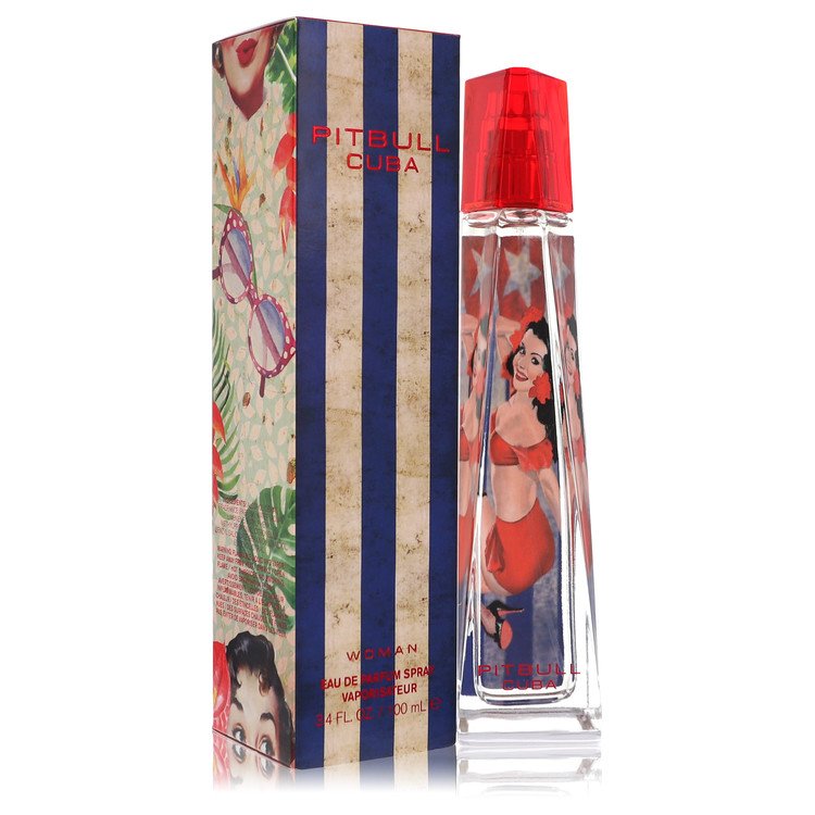 Pitbull Cuba Women Eau De Parfum Spray 3.4 oz (100 ml) by Pitbull