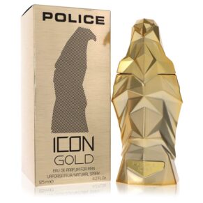 Police Icon Gold Men Eau De Parfum Spray 4.2 oz (125 ml) by Police Colognes