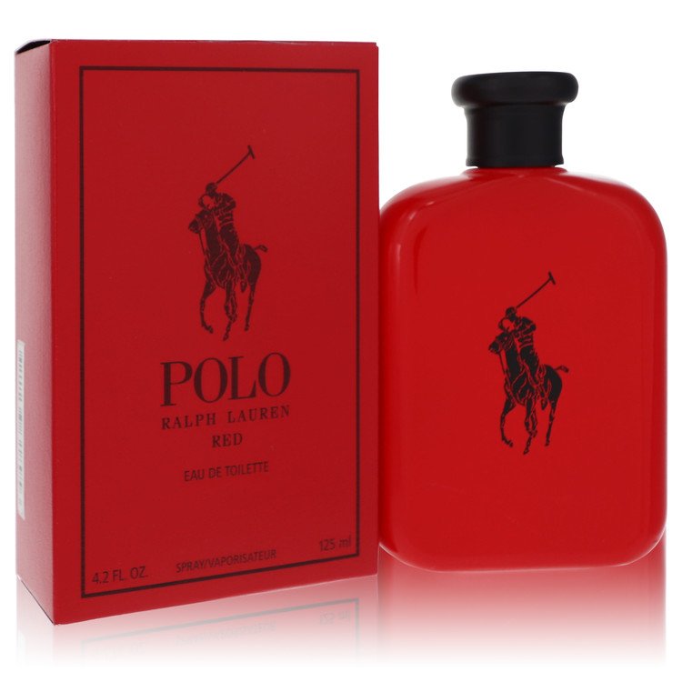 Polo Red Men Eau De Toilette Spray 4.2 oz (125 ml) by Ralph Lauren