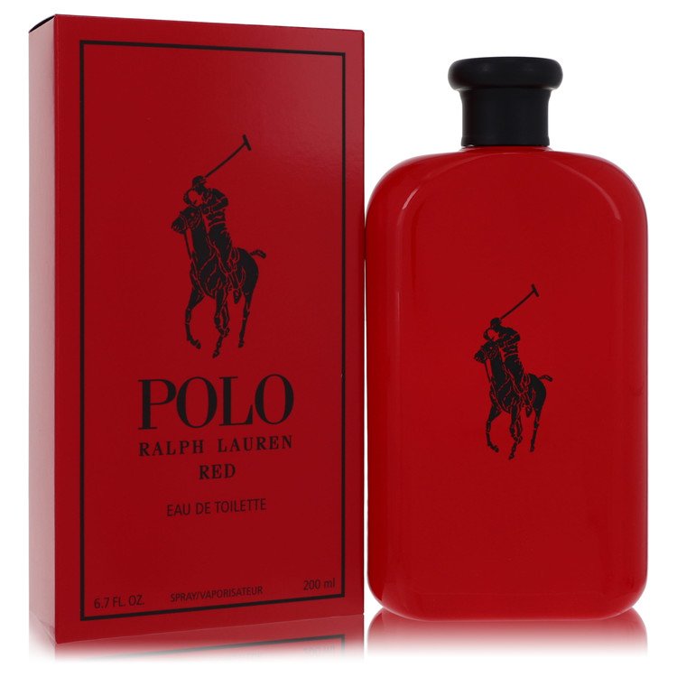 Polo Red Men Eau De Toilette Spray 6.7 oz (200 ml) by Ralph Lauren