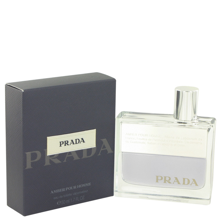 Prada Amber Men Eau De Toilette Spray 1.7 oz (50 ml) by Prada