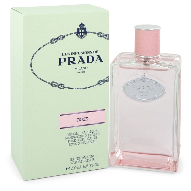 Prada Infusion De Rose Women Eau De Parfum Spray 6.8 oz (200 ml) by Prada