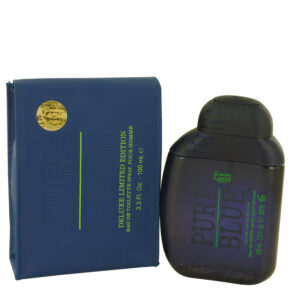 Pure Blue Men Eau De Toilette Spray 3.3 oz (100 ml) by Lamis