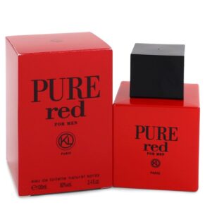 Pure Red Men Eau De Toilette Spray 3.4 oz (100 ml) by Karen Low