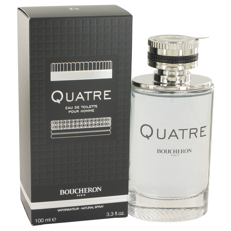 Quatre Men Eau De Toilette Spray 3.4 oz (100 ml) by Boucheron