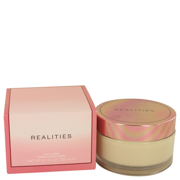 Realities (New) Women Body Cream Glass Jar 6.7 oz (200 ml) by Liz Claiborne