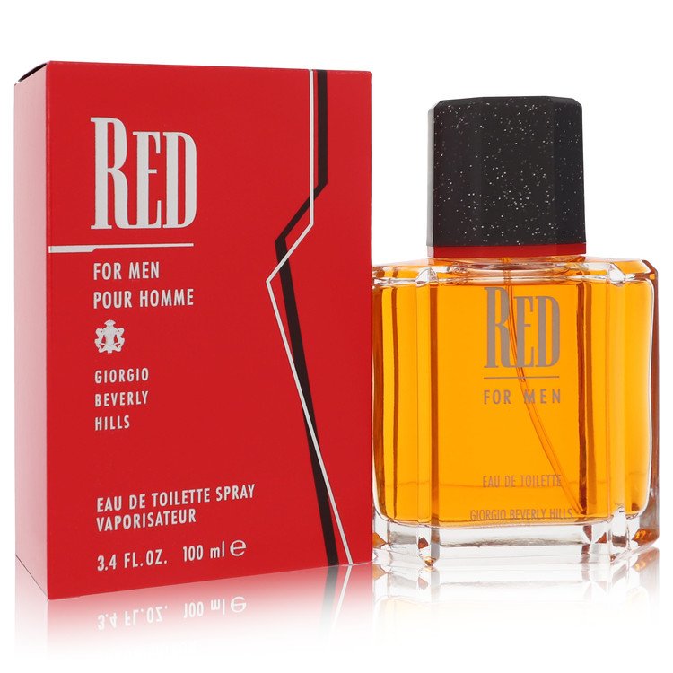Red Men Eau De Toilette Spray 3.4 oz (100 ml) by Giorgio Beverly Hills
