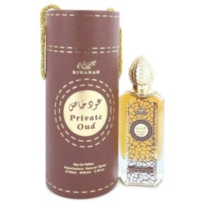 Rihanah Private Oud Men Eau De Parfum Spray (Unisex) 3.4 oz (100 ml) by Rihanah