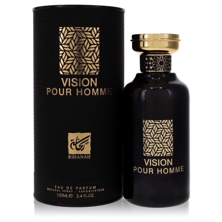Rihanah Vision Pour Homme Men Eau De Parfum Spray 3.4 oz (100 ml) by Rihanah