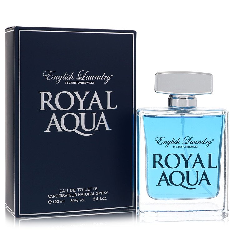 Royal Aqua Men Eau De Toilette Spray 3.4 oz (100 ml) by English Laundry