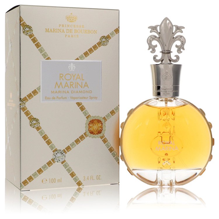 Royal Marina Diamond Women Eau De Parfum Spray 3.4 oz (100 ml) by Marina De Bourbon