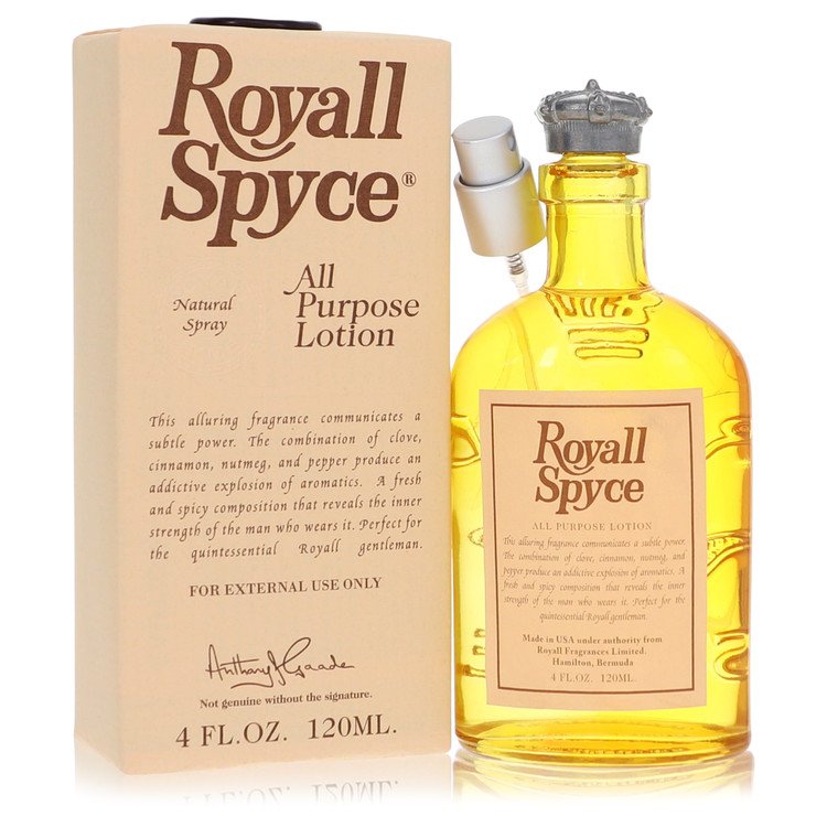 Royall Spyce Men All Purpose Lotion / Cologne 4 oz (120 ml) by Royall Fragrances
