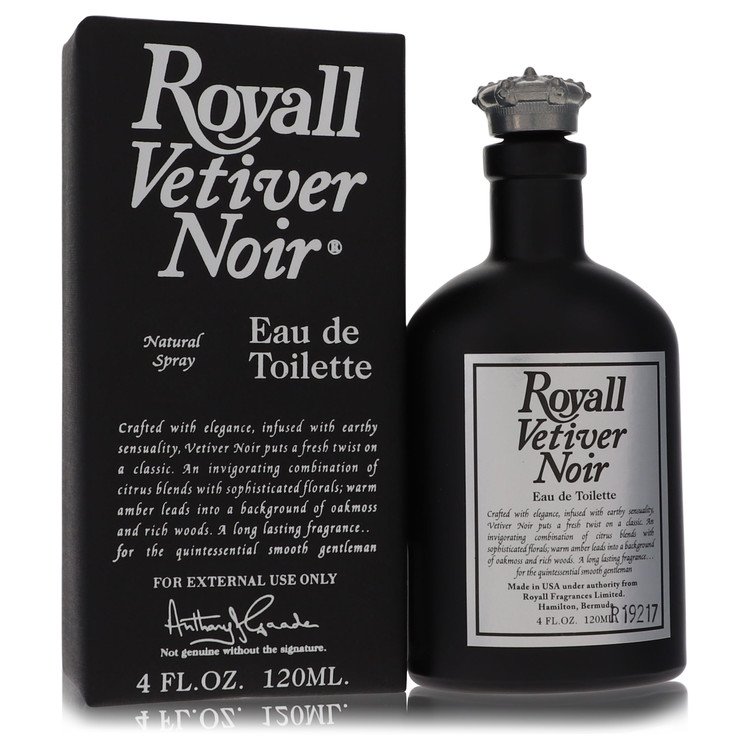 Royall Vetiver Noir Men Eau de Toilette Spray 4 oz (120 ml) by Royall Fragrances