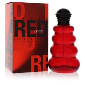 Samba Red Men Eau De Toilette Spray 3.4 oz (100 ml) by Perfumers Workshop