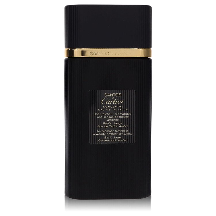 Santos De Cartier Men Eau De Toilette Concentree Spray (Tester) 3.4 oz (100 ml) by Cartier