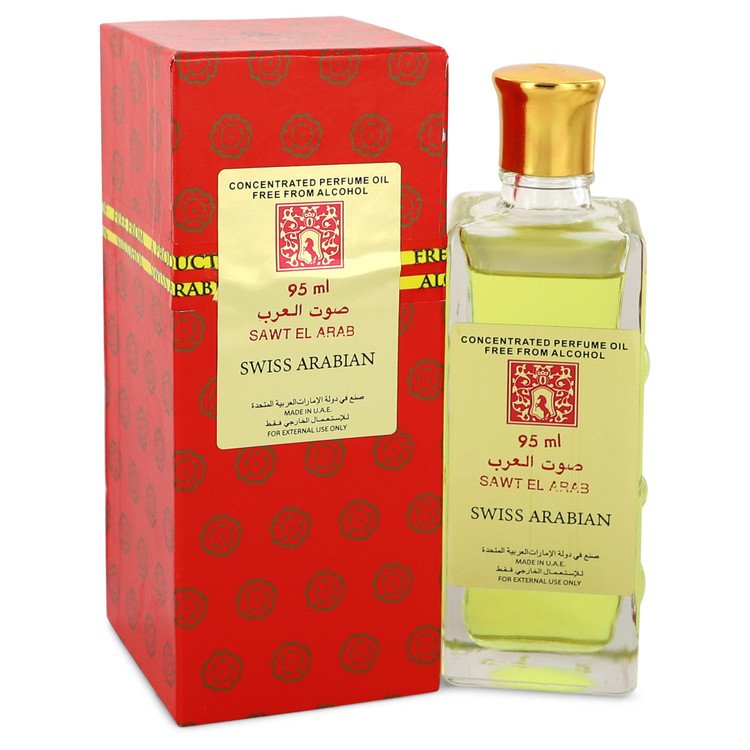 Sawt El Arab Women Concentrated Perfume Oil Free From Alcohol (Unisex) 3.2 oz by Swiss Arabian