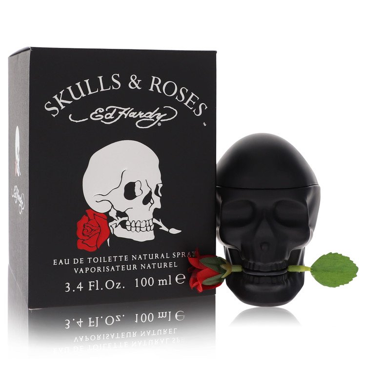 Skulls & Roses Men Eau De Toilette Spray 3.4 oz (100 ml) by Christian Audigier