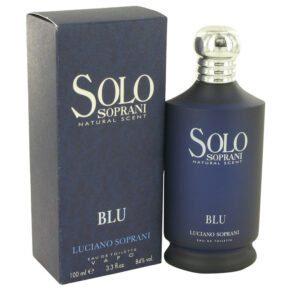 Solo Soprani Blu Men Eau De Toilette Spray 3.3 oz (100 ml) by Luciano Soprani