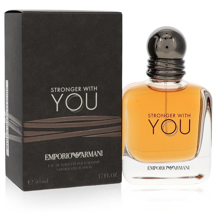 Stronger With You Men Eau De Toilette Spray 1.7 oz (50 ml) by Giorgio Armani