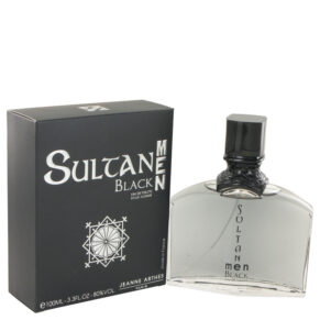 Sultan Black Men Eau De Toilette Spray 3.3 oz (100 ml) by Jeanne Arthes