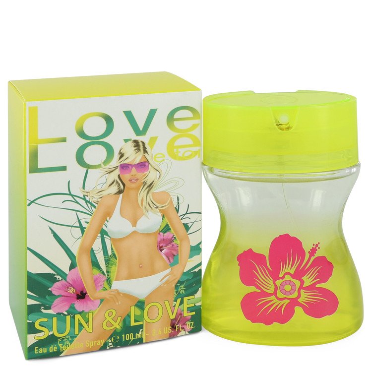 Sun & Love Women Eau De Toilette Spray 3.4 oz (100 ml) by Cofinluxe