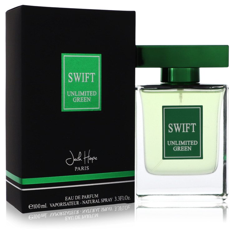 Swift Unlimited Green Men Eau De Parfum Spray 3.3 oz (100 ml) by Jack Hope