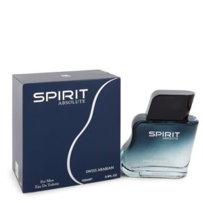 Swiss Arabian Spirit Absolute Men Eau De Toilette Spray 3.4 oz (100 ml) by Swiss Arabian