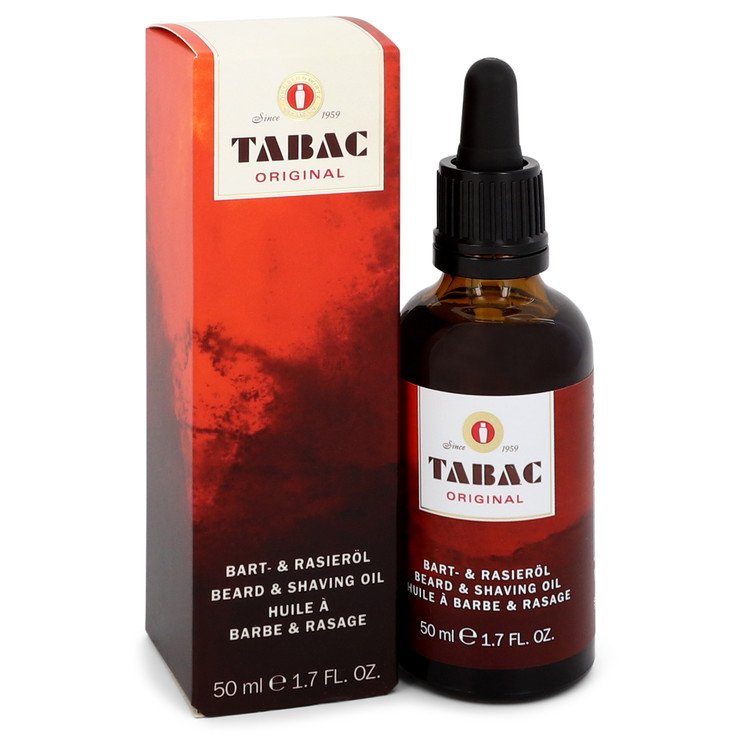 Tabac Men Beard and Shaving Oil 1.7 oz (50 ml) by Maurer & Wirtz