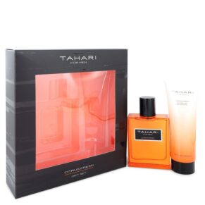Tahari Citrus Fresh Men Gift Set: 3.4 oz (100 ml) Eau De Toilette Spray + 3.4 oz (100 ml) Shower Gel by Tahari