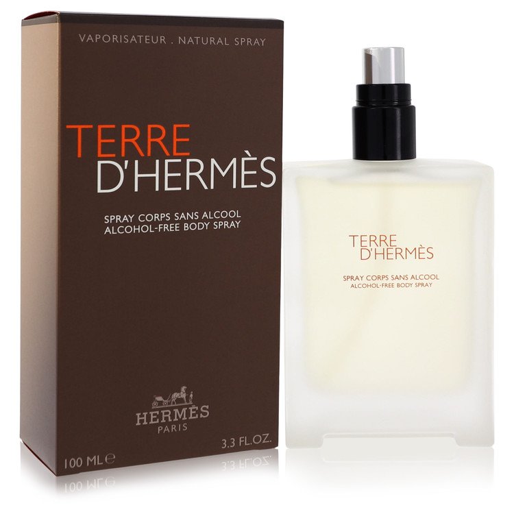 Terre D'Hermes Men Body Spray (Alcohol Free) 3.3 oz (100 ml) by Hermes