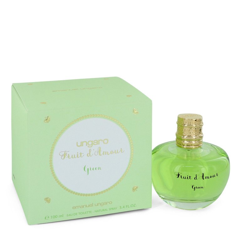 Ungaro Fruit D'Amour Green Women Eau De Toilette Spray 3.4 oz (100 ml) by Ungaro