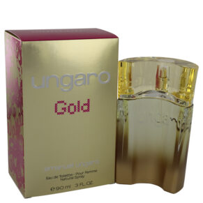 Ungaro Gold Women Eau De Toilette Spray 3 oz (90 ml) by Ungaro
