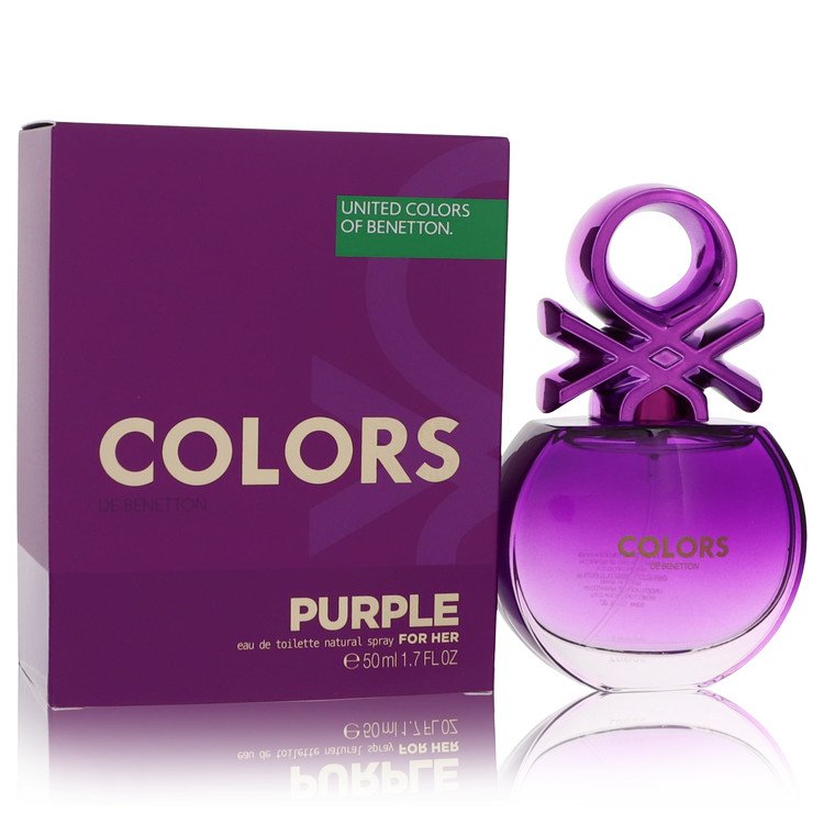 United Colors Of Benetton Purple Women Eau De Toilette Spray 1.7 oz (50 ml) by Benetton