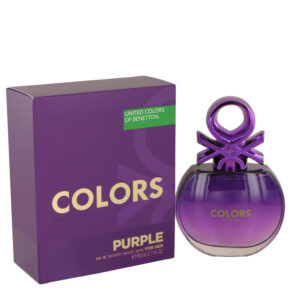 United Colors Of Benetton Purple Women Eau De Toilette Spray 2.7 oz by Benetton