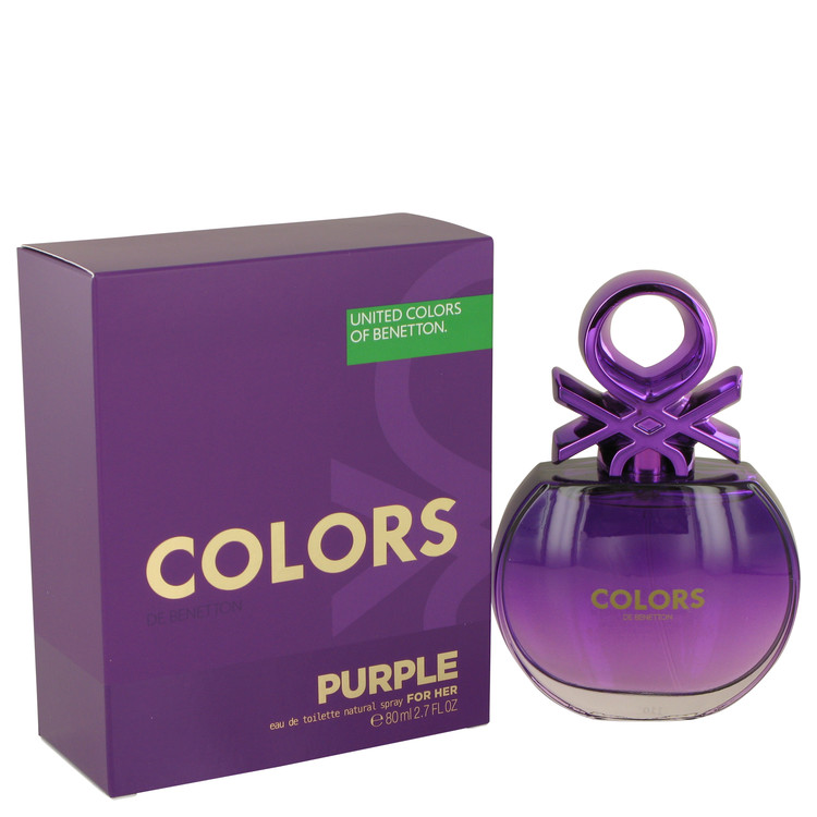 United Colors Of Benetton Purple Women Eau De Toilette Spray 2.7 oz by Benetton
