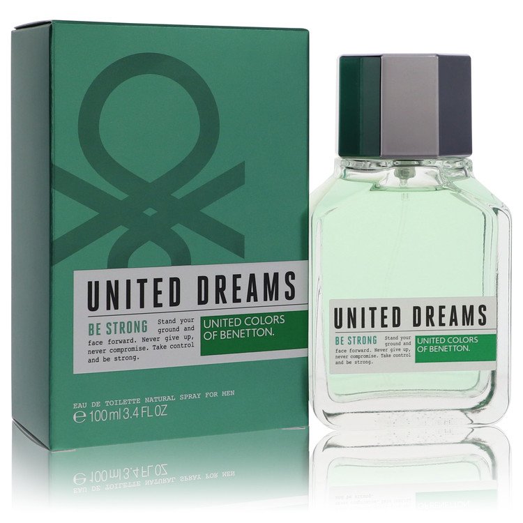 United Dreams Be Strong Men Eau De Toilette Spray 3.4 oz (100 ml) by Benetton