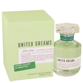 United Dreams Live Free Women Eau De Toilette Spray 2.7 oz by Benetton