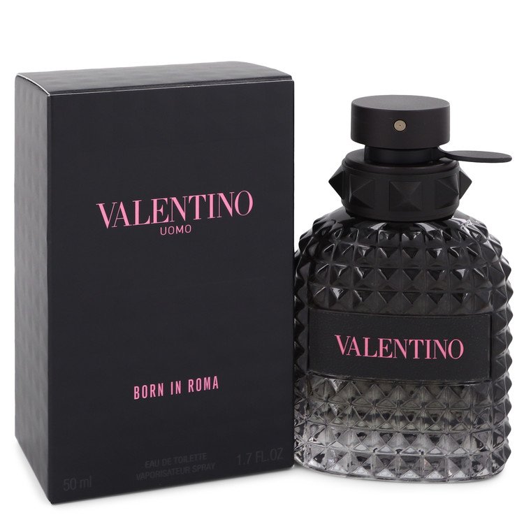 Valentino Uomo Born In Roma Men Eau De Toilette Spray 1.7 oz (50 ml) by Valentino
