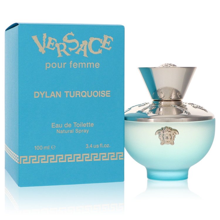 Versace Pour Femme Dylan Turquoise Women Eau De Toilette Spray 3.4 oz (100 ml) by Versace