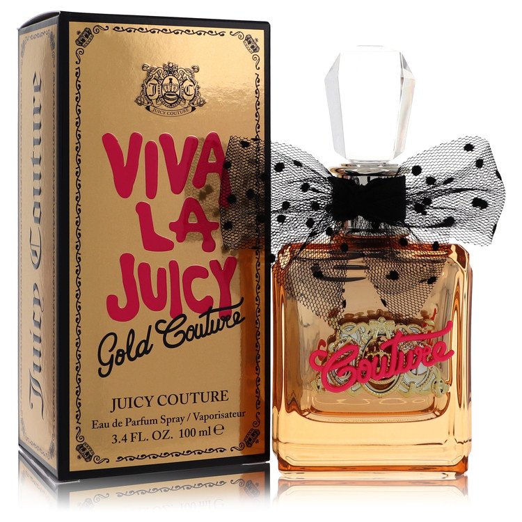 Viva La Juicy Gold Couture Women Eau De Parfum Spray 3.4 oz (100 ml) by Juicy Couture