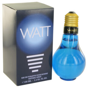 Watt Blue Men Eau De Toilette Spray 3.4 oz (100 ml) by Cofinluxe