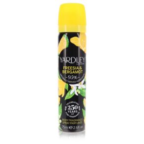 Yardley Freesia & Bergamot Women Body Fragrance Spray 2.6 oz by Yardley London