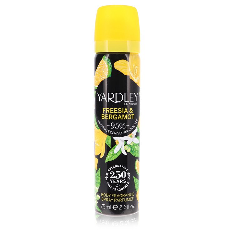 Yardley Freesia & Bergamot Women Body Fragrance Spray 2.6 oz by Yardley London