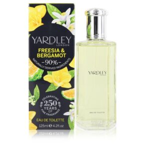 Yardley Freesia & Bergamot Women Eau De Toilette Spray 4.2 oz (125 ml) by Yardley London