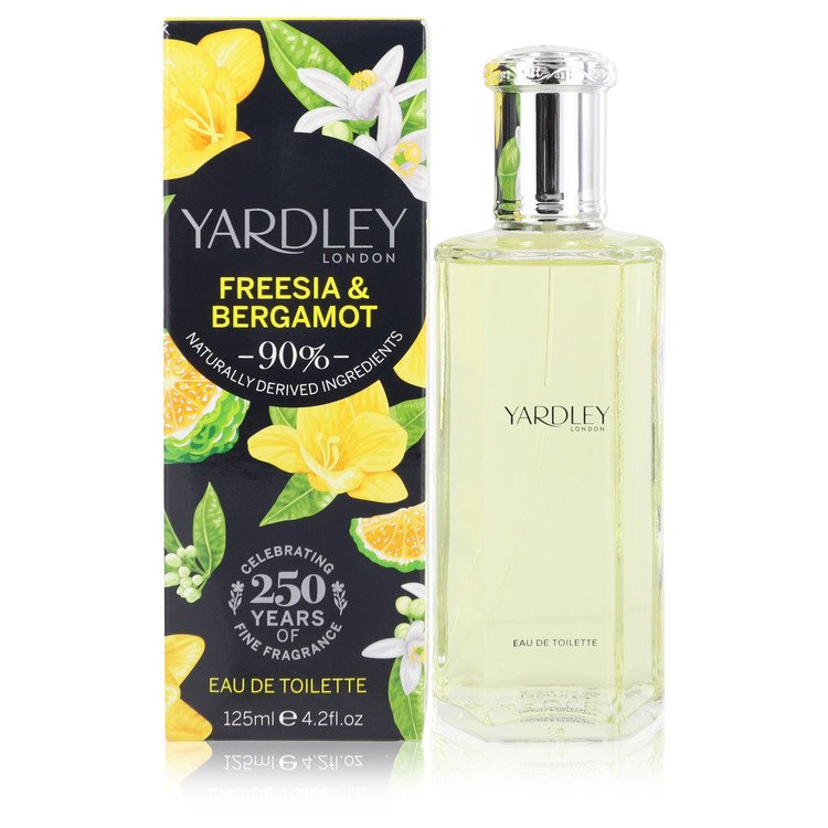 Yardley Freesia & Bergamot Women Eau De Toilette Spray 4.2 oz (125 ml) by Yardley London