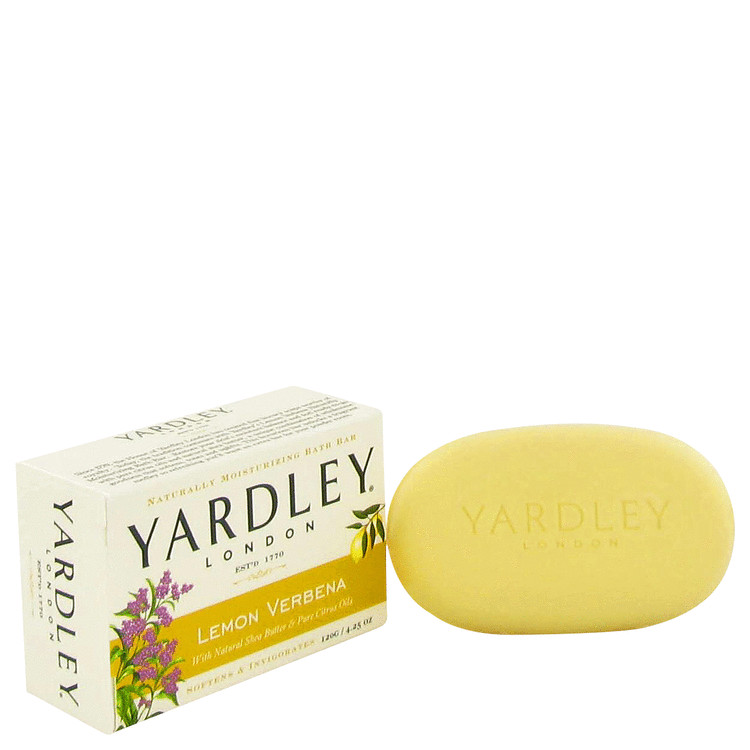 Yardley London Soaps Women Lemon Verbena Naturally Moisturizing Bath Bar 4.25 oz by Yardley London