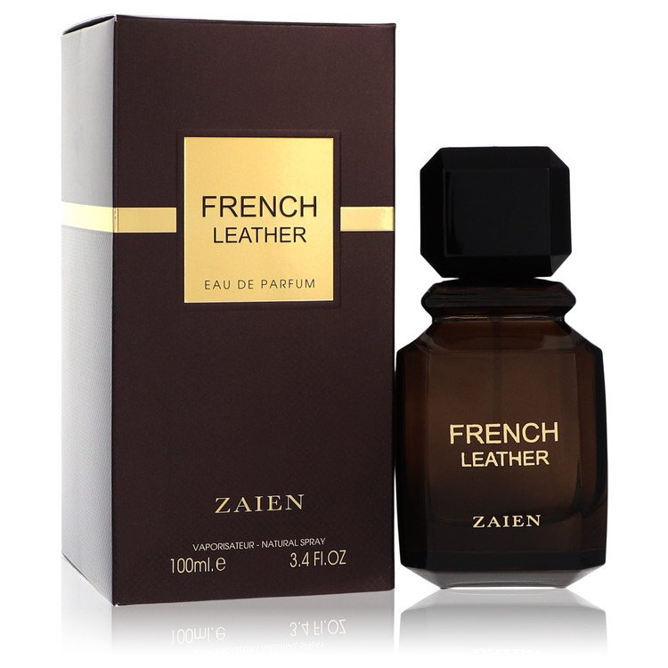 Zaien French Leather Men Eau De Parfum Spray 3.4 oz (100 ml) by Zaien